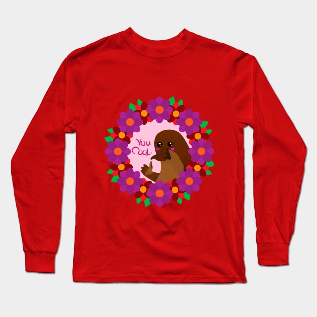 Platypus Long Sleeve T-Shirt by MushroomEye